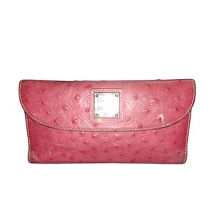 Dooney & Bourke Red Textured Clutch